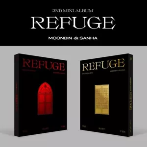 MOONBIN SANHA ASTRO 2nd Mini Album REFUGE Random Ver CD+P.Book+P.Card+Photo+Gift - Imagen 1 de 12