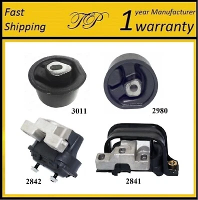 4PCS MOTOR &TRANS MOUNT FIT 96-97 CHRYSLER SEBRING JX Convertible 2.4L,2.5L-AUTO - Image 1 of 4