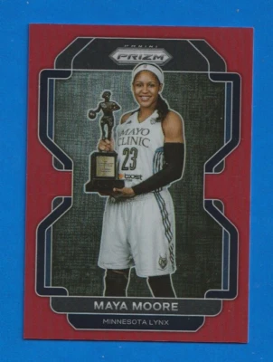 2022 Panini Prizm WNBA MAYA MOORE RED PRIZM SP 025/199 MINNESOTA - Image 1 of 2