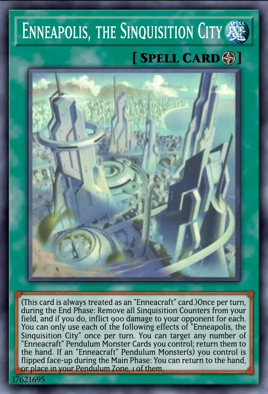 Yugioh! Enneapolis, the Sinquisition City Phantom Revenge PHRE-EN PREORDER - Image 1 of 1