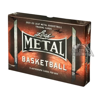 Caja de hobby de baloncesto 2021-22 hoja metálica Foto 1 de 2