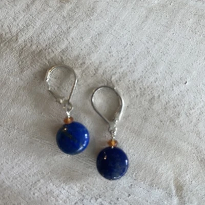 НОВЫЕ серебряные висячие серьги-капли из каталога Sundance сердолик «Дезерет небо» - Изображение 1 из 2