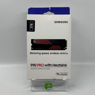 New Samsung 990 Pro 2TB M.2 PCIe 4.0 NVMe SSD MZ-V9P2T0 - Image 1 of 4