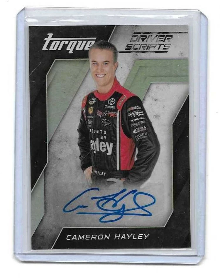 2016 Panini Torque NASCAR Racing Driver Scripts Cameron Hayley $$$$ - Image 1 of 1