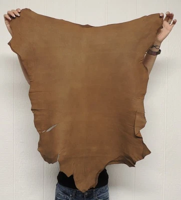 SADDLE Buckskin Leather Hide for Native Crafts Pipe Flute Bags Laces Journals - Image 1 of 2