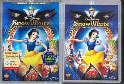 SNOW WHITE-DISNEY-2019-3 BLU RAY+SLIPCOVER-ENGLISH/FRENCH-FREE SHIP IN CANADA - Image 1 of 4