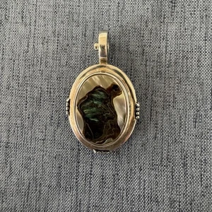 Joseph Esposito Abalone/Sterling Silver Snap Pendant - Picture 1 of 9
