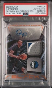 2023-24 Panini Origins Olivier-Maxence Prosper #91 Black /21 Psa 10 Auto - Picture 1 of 3