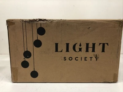 Light Society Thea 5-Light Satin Nickel Chandelier Clear Glass LS-C308-SN-CL - Image 1 of 3