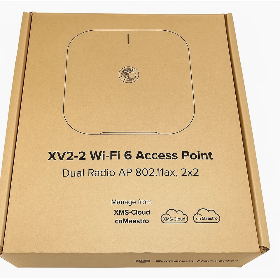 Nueva Caja Abierta CAMBIUM XV2-2X00A00-US Inalámbrica Interior Doble Radio Wi-Fi 6 AP Foto 1 de 1