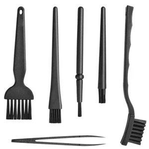 1 Satz 6pcs Tastaturbürsten Anti -statische Bürsten Computerreinigungswerkzeuge - Afbeelding 1 van 12