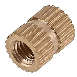 NACX M1,4 x 2,5 mm x 2,3 mm moleteado x x 2,3 mm, tuercas de latón  - Imagen 1 de 6