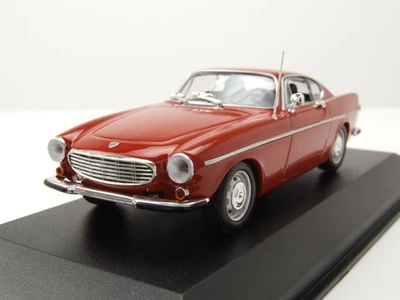 Volvo P1800S Coupè 1969 Rosso Modellino Auto 1:43 Maxichamps - Immagine 1 di 4