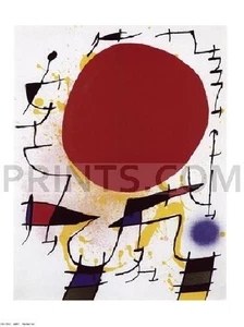 Joan Miró Red Sun Edición Abierta - Imagen 1 de 1