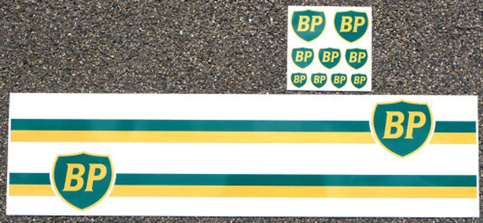 14th Maßstab Modell Lkw Tanker Anhänger Bp Aufkleber für Tamiya Tanker - Bild 1 von 1