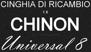 ★ERSATZRIEMEN MOTOR 1x PROJEKTOR CHINON UNIVERSAL 8★ - Bild 1 von 1