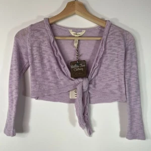 Matilda Jane Brilliant Daydream Can You Imagine Cardigan Sweater Purple Girl's 4 - Picture 1 of 6