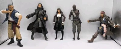 Lote de 5 figuras de Piratas del Caribe 2011 Jakks Jack Sparrow  Foto 1 de 4