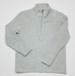 NWT Gap Kids Boys half zip pullover sweater, Gray, Sz M(8) - Picture 1 of 6