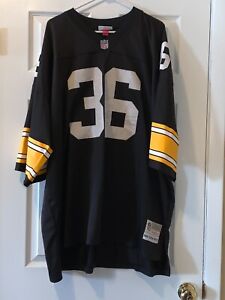 NFL STEELERS MITCHELL & NESS #36 JEROME BETTIS STITCHED 4XL CHEST 32" LENGTH 34"