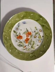 Handbemalter italienischer Mengoni Keramik Teller, 26 cm. - Bild 1 von 9