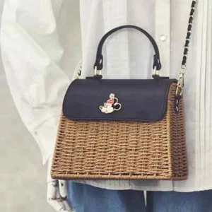 Disney Store Tokyo Japan Minnie Basket Bag 2WAY  MINNIE DAY Gift PSL - Picture 1 of 6