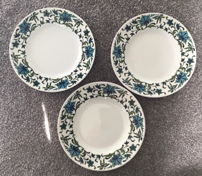 3 x Midwinter Spanish Garden 17.5cm Side Plates Jesse Tait -A - Image 1 of 4