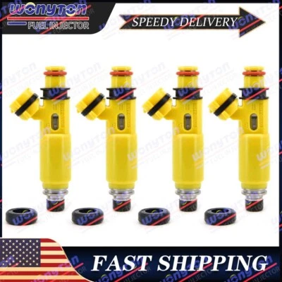 4 piezas inyectores de combustible OE para Mazda RX-8 RX8 2004-08 1,3 L 1308 CC R2 195500-4450 Foto 1 de 4