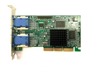 MATROX MGI G45 + MDHA16D DUAL VGA AGP x4 - Picture 1 of 3