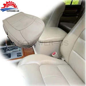 Driver Bottom Seat Cover Leather for 1998 1999 -2206 2007 Lexus LX470 Tan - Picture 1 of 5