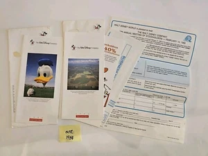 1988 Walt Disney Co. • Stockholder Reports 2nd & 3rd Quarters • w/ envelope - Picture 1 of 7