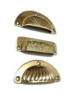 Solid Brass Cabinet Cup Pulls & Drawer Handles –Premium Quality & Elegant Design - Picture 1 of 4