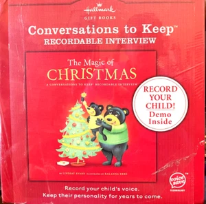 Magic Of Christmas Conversations Keep Sake Gift Book Record Child Hallmark- VG - Picture 1 of 1