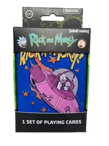 CARTE DA GIOCO RICK AND MORTY 1 SET IN SCATOLA DI LATTA DA COLLEZIONE - Foto 1 di 4