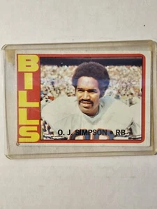 O.J. Fútbol americano Topps Simpson HOF 1972 # 160 - VER FOTOS - Imagen 1 de 2