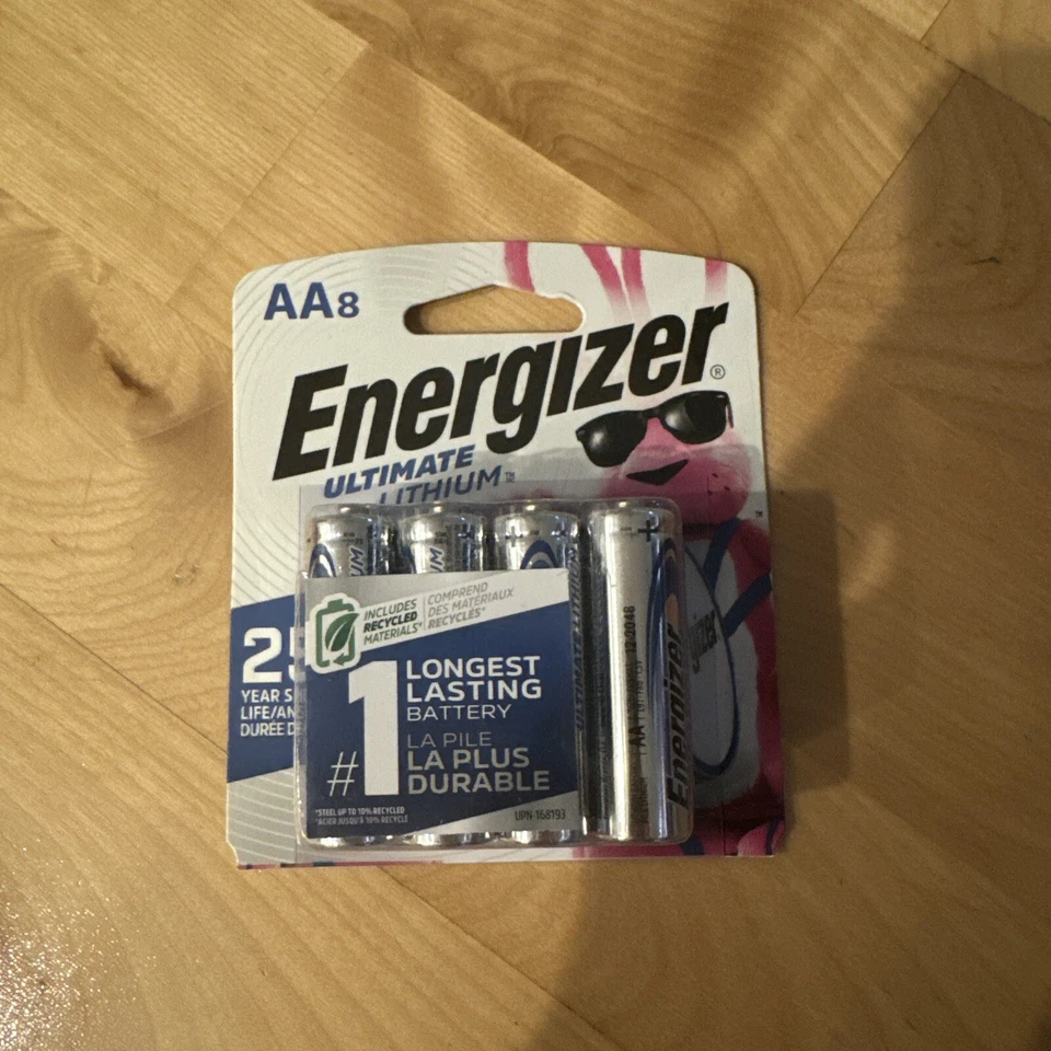 Energizer L91SBP-8 AA Batteries 8 Pcs Exp 2048 - Image 1 of 1