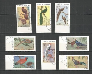 Vietnam 1979 year used stamps Michel # 1044-51 U imperf. birds - Picture 1 of 1