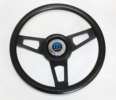 Volante Dodge Dart Charger Demon 70-76 negro con radios negros 13 3/4" Foto 1 de 4