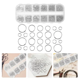 1200 Pcs Metal Opening Links and Connectors Bracelet - Imagen 1 de 12