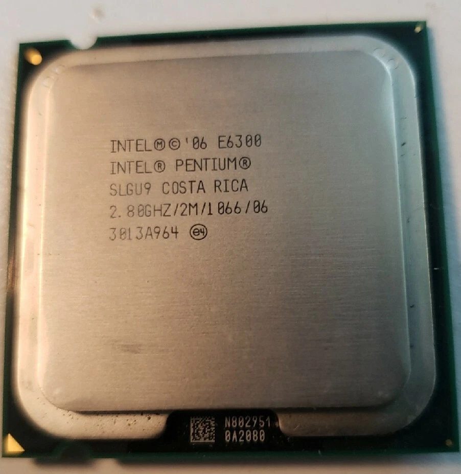 Intel Pentium E6300 2.8GHz Dual-Core Processor SLGU9 - Image 1 of 1
