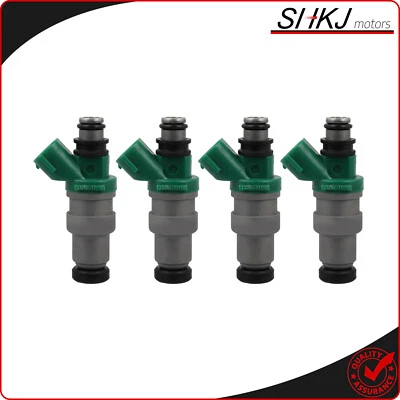 4 Fuel Injectors For Toyota Tercel Paseo 1.5L I4 1995 1996 1997 1998 23250-11110 - Image 1 of 4
