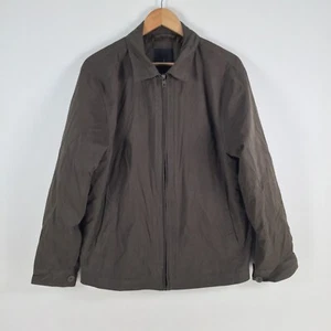 London Fog mens parka jacket size S khaki brown zip long sleeve 037159 - Picture 1 of 10