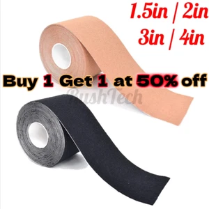 2 Roll Kinesiology Tape Sport Athletic Muscle Support Elastic Physio Therapeutic - Picture 1 of 11