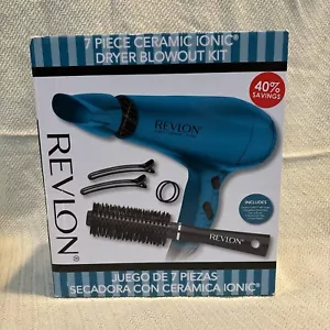 Revlon Juego de 7 Piezas Secadora Iónica Cerámica Kit de Explosión-Nuevo - Imagen 1 de 5