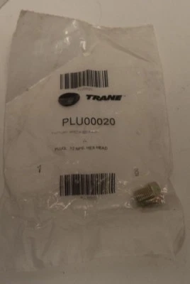 Enchufe central de aire acondicionado Trane, cabezal hexagonal, 12 NPS, pn PLU00020 Foto 1 de 4