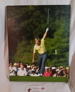 Jack Nicklaus Signed Autographed 16x20 Canvas & COA 1986 Masters Championship 