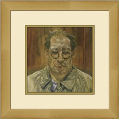 Impresión enmarcada personalizada Lucian Freud Man in a Mackintosh Foto 1 de 2