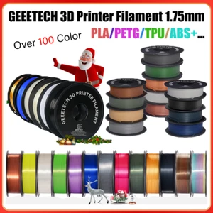 [BUY 4 GET 2 FREE, add 6] GEEETECH 3D Printer Filament PLA/ABS+/PETG/TPU 1.75mm - Afbeelding 1 van 122