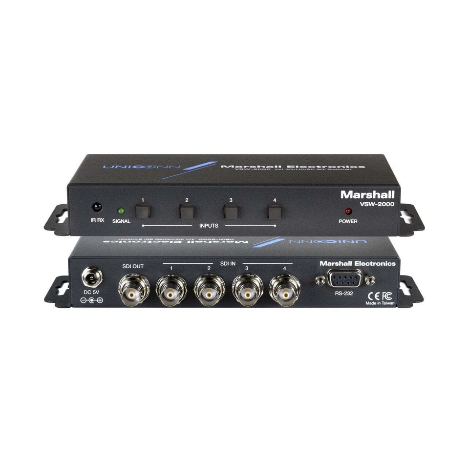 Marshall Electronics VSW-2000 4 x 1 3G/HD/SD-SDI Switcher - Image 1 of 1