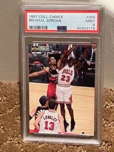 1997 Collectors Choice Michael Jordan PSA 9 Card #395 MJ NEW CASE - Picture 1 of 1